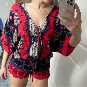 Colorful Boho Romper